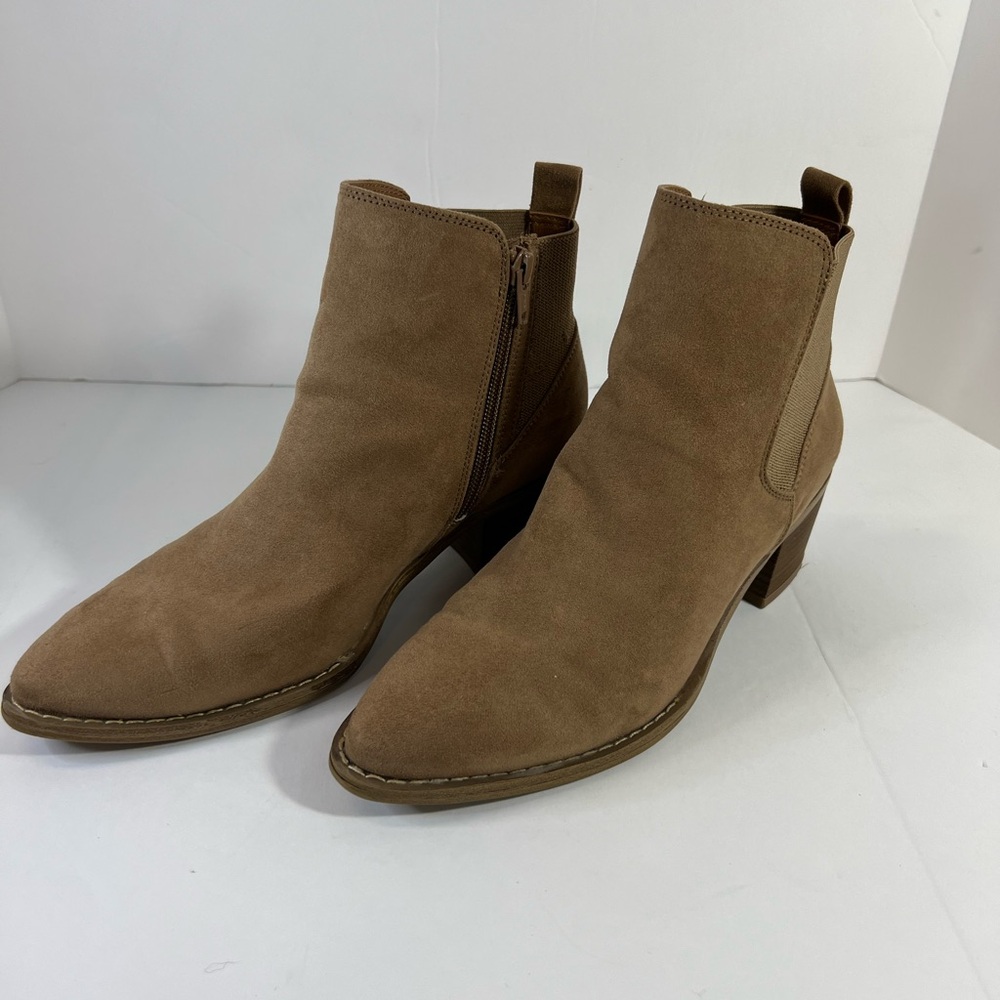 Universal Thread Women's Anya Ankle Boots Memory Foam Insole Tan Size 8 1/2 - Picture 3 of 13